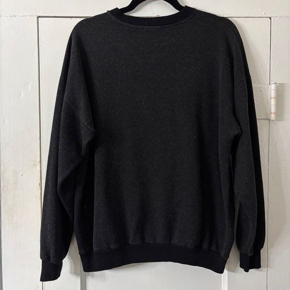 Vintage ITALIA Black Sweatshirt W/Pockets - Picture 9 of 15